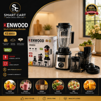 6IN1 5052 KENWOOD 9525 COPPER ENGINE 10,00WATT MULTIFUNCTIONAL KENWOOD DOUBLE CUP BLENDER - COMES WITH 9525 ENGINE MOTOR