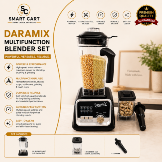 2IN1 PROFESSIONAL DARAMIX ICE CRUSHER DIGITAL BLENDER(2200WATT)