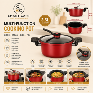 3.5LTR LIGHT WEIGHT MICRO PRESSURE COOKER POT