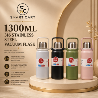 1300ML 316 STAINLESS STEEL VACUUM FLASK (Hot and cold)