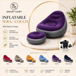 INDOOR AND OUTDOOR INFLATABLE SOFA/COUCH WITH ELECTRIC PUMP