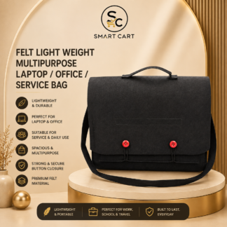 FELT LIGHT WEIGHT MATERIAL MULTIPURPOSE LAPTOP/OFFICE/SERVICE BAG