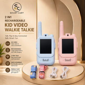 2 IN1 RECHARGEABLE KID VIDEO WALKIE TALKIE