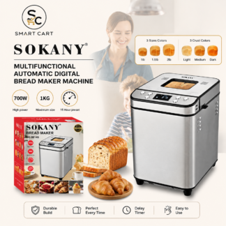 Sokany multifunctional automatic digital bread maker machine