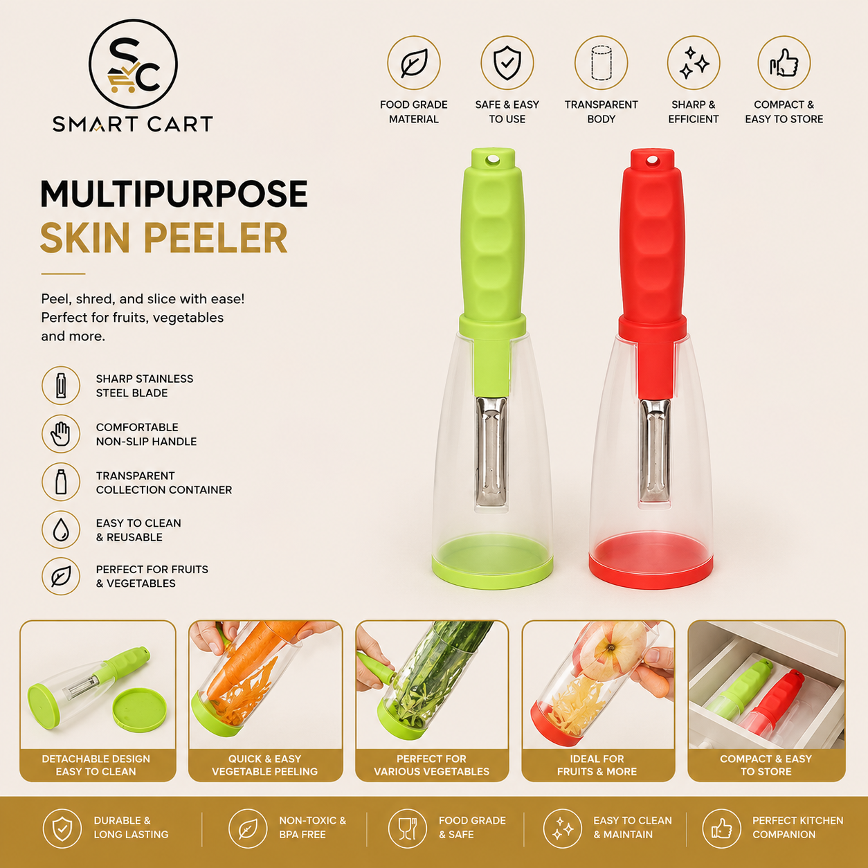 MULTIPURPOSE SKIN PEELER