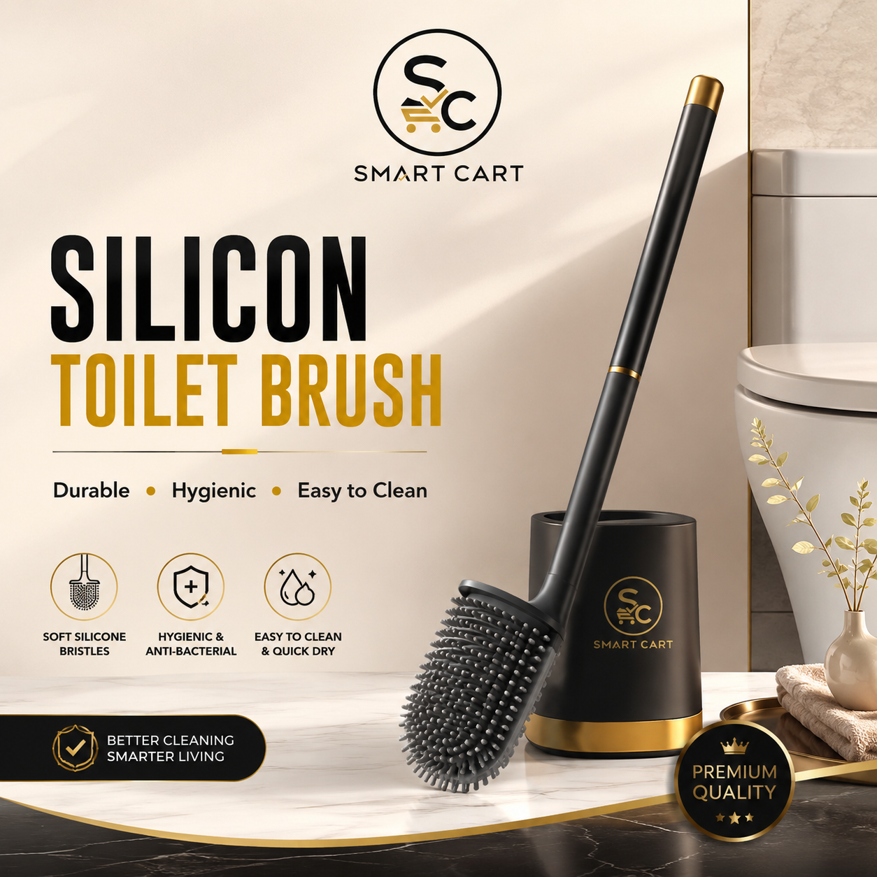 SILICON TOILET BRUSH