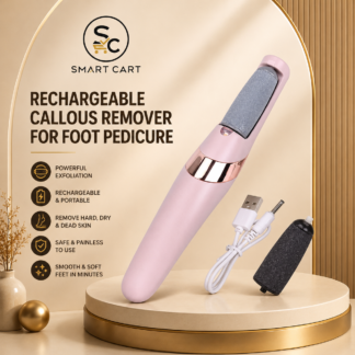 RECHARGEABLE CALLOUS REMOVER FOR FOOT PEDICURE