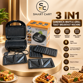 3 IN1 SANDWICH,WAFFLE,GRILL TOAST BREAKFAST MACHINE