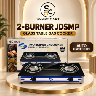 2 FACE GLASS JDSMP AUTO IGNITION TABLE GAS COOKER