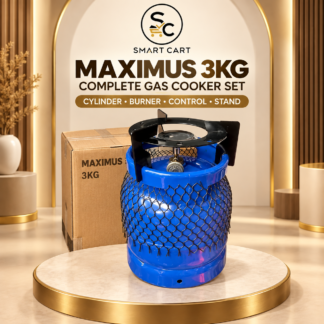 MAXIMUS 3KG COMPLETE GAS COOKER CYLINDER,BURNER,CONTROL AND STAND