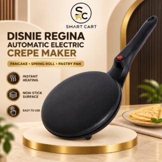 DISNIE REGINA AUTOMATIC ELECTRIC INSTANT HEATING CREPE MAKER,PANCAKE MAKER,SPRING ROLL PASTRY PAN