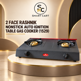 2 FACE RASHNIK NONSTICK AUTO IGNITION TABLE GAS COOKER(1529)