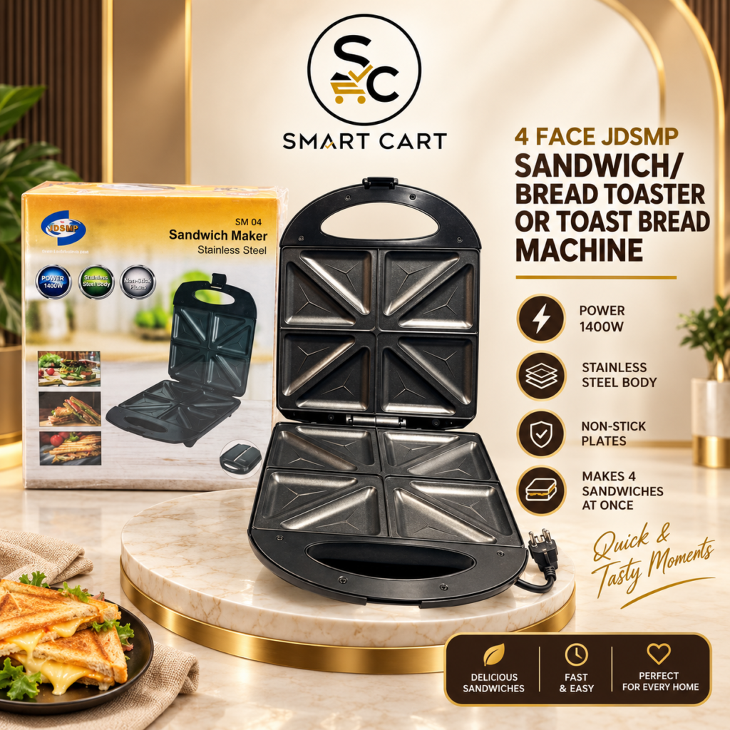 4 FACE JDSMP SANDWICH/BREAD TOASTER OR TOAST BREAD MACHINE