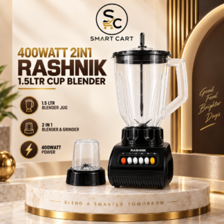 400WATT 2 IN 1 RASHNIK 1.5LTR CUP BLENDER