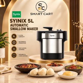 5LTR FULLY AUTOMATED SYINIX SWALLOW MAKER(COOKING AND POUNDING)Perfect for raw and powder ingredients••FULLY AUTOMATIC