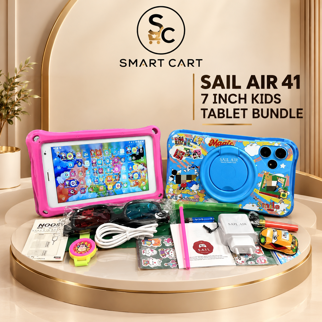 SAIL AIR 41 7 INCH KIDS TABLET BUNDLE