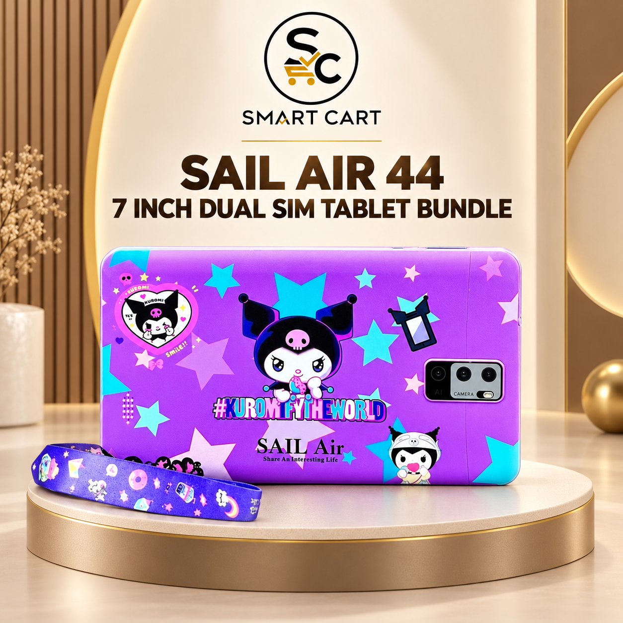 SAIL AIR 44 7 INCH DUAL SIM TABLET BUNDLE